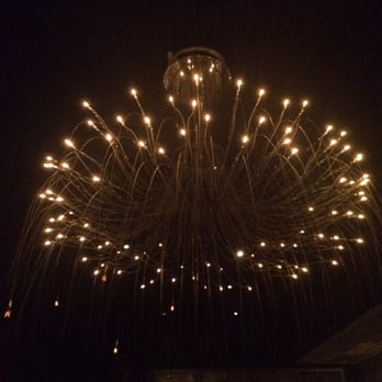 Gilt Bar - Chandelier inside - New American Near Me - Chicago, Illinois