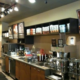 the inside of a coffee shop