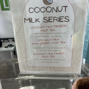 Yeye Jiang - Coconut milk, tea options - Bubble Tea Near Me - Pompano Beach, Florida