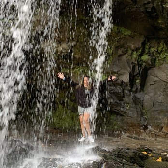 Grotto Falls - I made it! - Hiking Near Me - Gatlinburg, Tennessee