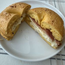 Plain Bagel Toasted Plain Bagel Toasted