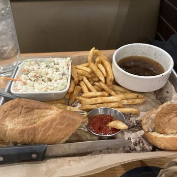 BJ's Restaurant & Brewhouse - Dried out French dip sandwich. - Breweries Near Me - Jacksonville, Florida