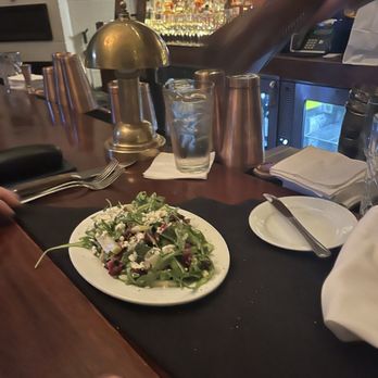 New York Prime - Splitting our fave salad/arugula & pear - Steakhouses Near Me - Boca Raton, Florida New York Prime - Splitting our fave salad/arugula & pear - Steakhouses Near Me - Boca Raton, Florida