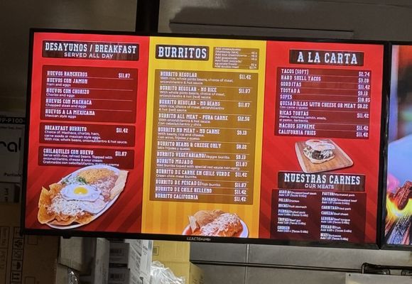 Menu photo 1 El Taco Llama Reseda, CA
