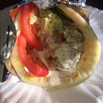 Sam's Cuisine - Falafel on pita - Mediterranean Near Me - Davis, California
