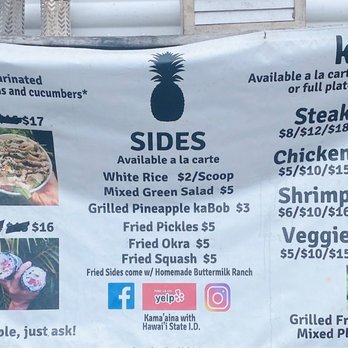 Poke Bobs - Menu - Food Trucks Near Me - Hana, Hawaii Poke Bobs - Menu - Food Trucks Near Me - Hana, Hawaii