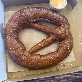Brain Freeze - HUGE hot pretzel - Bars Near Me - Charlotte Amalie, Virgin Islands