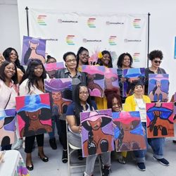 Colors Effect - Some of the Mom and daughters who attended the event