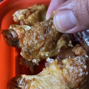 The Buffalo Spot - Pico Rivera - This is considered a wing?! - Chicken Wings Near Me - Pico Rivera, California