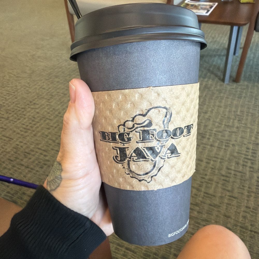 Bigfoot Java - 16oz - White Mocha with caramel and toasted marshmallow - Cafes Near Me - Mount Vernon, Washington Bigfoot Java - 16oz - White Mocha with caramel and toasted marshmallow - Cafes Near Me - Mount Vernon, Washington