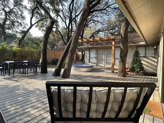 Deck Services - We can utilize cedar, pine, composite material, and brazilian hardwoods for your deck installation. We are happy to customize and design your project to suit your tastes. We are here to help you truly make your home a dream home.