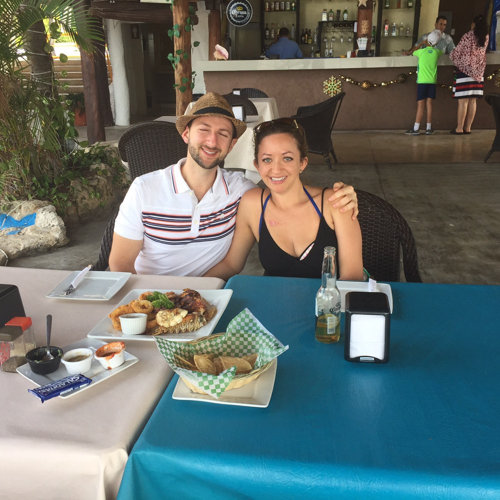 Big Fish - A picture the server took for us :) - Seafood Near Me - Cancún, ROO Big Fish - A picture the server took for us :) - Seafood Near Me - Cancún, ROO