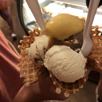 Lappert's Hawaii - Can't decide! -5 & 1/2 scoops in a waffle bowl ~$9 - Ice Cream & Frozen Yogurt Near Me - Koloa, Hawaii Lappert's Hawaii - Can't decide! -5 & 1/2 scoops in a waffle bowl ~$9 - Ice Cream & Frozen Yogurt Near Me - Koloa, Hawaii