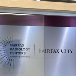Fairfax Diagnostic Imaging Center - Fairfax Radiology - The sign behind the front desk