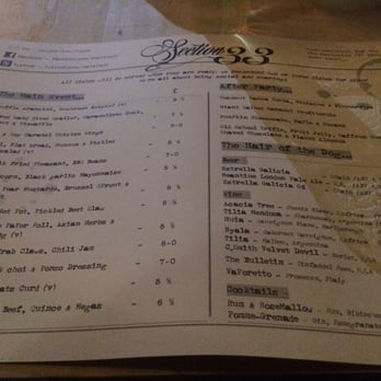 Section 33 - The menu - Pop-up Shops Near Me