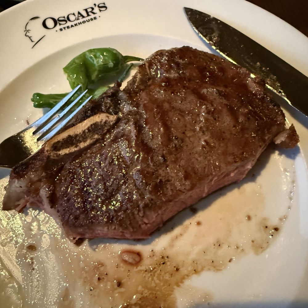 Oscar's Steakhouse - 19oz Dry aged Kansas Strip - Steakhouses Near Me - Las Vegas, Nevada