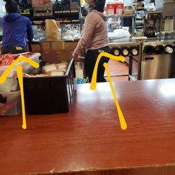 McDonald's - No masks or masks on below the nose.  Who needs masks is just a pandemic right?! Nasty!