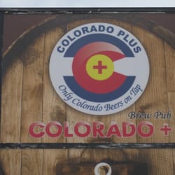 Colorado Plus Brew Pub - signage