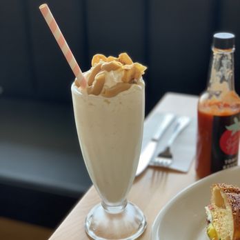 Douce Diner - Banaoffee shake. - Diners Near Me - North Vancouver, British Columbia Douce Diner - Banaoffee shake. - Diners Near Me - North Vancouver, British Columbia