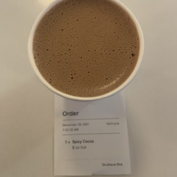 Druthers Coffee - Spicy Cocoa - Coffee & Tea Near Me - Stony Brook, New York Druthers Coffee - Spicy Cocoa - Coffee & Tea Near Me - Stony Brook, New York