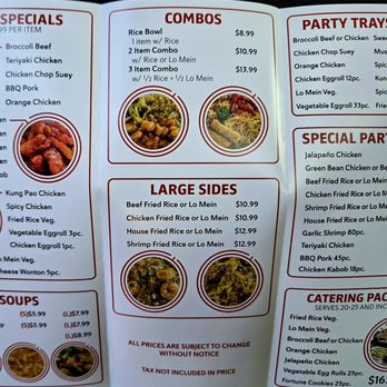 Kim’s Express - Menu - Chinese Near Me - National City, California