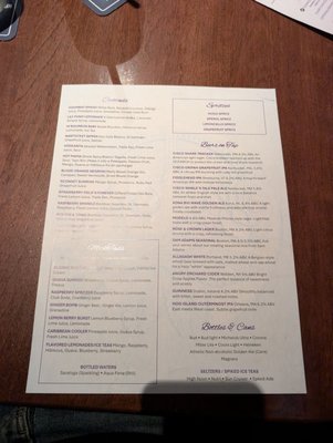Menu photo 2 The Rose and Crown Nantucket, MA