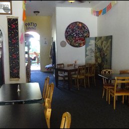 The dining room is clean, comfortable and tastefully decorated, and makes for an inviting place to relax and enjoy a good meal.