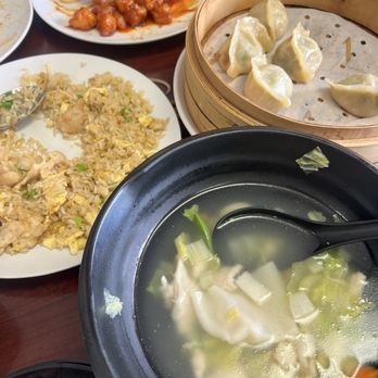 Lucky Dumpling - Wor wonton soup, chicken fried rice, orange chicken , pork dumplings - Chinese Near Me - Rancho Cucamonga, California Lucky Dumpling - Wor wonton soup, chicken fried rice, orange chicken , pork dumplings - Chinese Near Me - Rancho Cucamonga, California