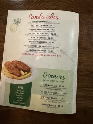 Menu photo 1 Bobe's Pizza Express Washington, IN