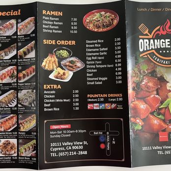 Orange Grill - Nov 2023 - Japanese Near Me - Cypress, California Orange Grill - Nov 2023 - Japanese Near Me - Cypress, California
