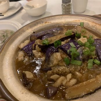698 Cafe 新東溢豐 - E4. Diced Chicken and Eggplant with Salted Fish Casserole - Noodles Near Me - Flushing, New York