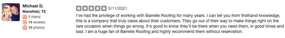 Slide of Barrelle Roofing