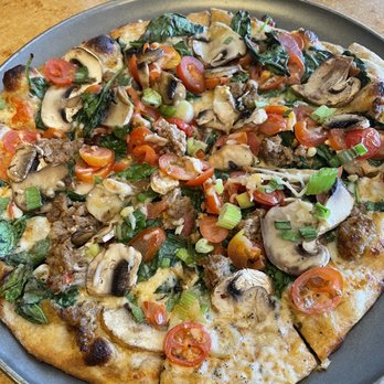 Local Myth Pizza - Sausage 2 - minus the Artichokes, add Mushrooms - Pizza Near Me - Chelan, Washington Local Myth Pizza - Sausage 2 - minus the Artichokes, add Mushrooms - Pizza Near Me - Chelan, Washington