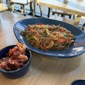 Bonchon Westminster - Eaton St - Japchae was not good.  It tasted nothing like japchae, more like a stir fried Chinese pepper steak dish.  Very saucy.  Kimchi was okay. - Chicken Wings Near Me - Westminster, Colorado