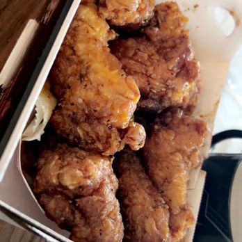 bb.q Chicken Highland Village - Soy garlic wings - Chicken Wings Near Me - Austin, Texas bb.q Chicken Highland Village - Soy garlic wings - Chicken Wings Near Me - Austin, Texas