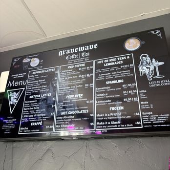 Gravewave Coffee - menu - Coffee & Tea Near Me - Redondo Beach, California Gravewave Coffee - menu - Coffee & Tea Near Me - Redondo Beach, California