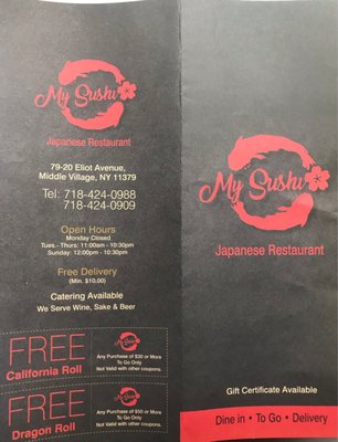 Menu photo 4 My Sushi Middle Village, NY Menu photo 4 My Sushi Middle Village, NY
