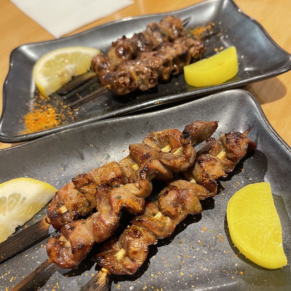 Haru - Chicken Sunagimo (gizzard) and chicken Hatsu (heart) - my faves!!! - Ramen Near Me - Reno, Nevada