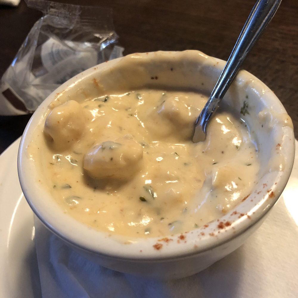 Pirate's Cove Restaurant - Sh-crab soup with oyster crackers - Seafood Near Me - Chesapeake, Virginia