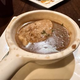 Onion soup. Onion soup.
