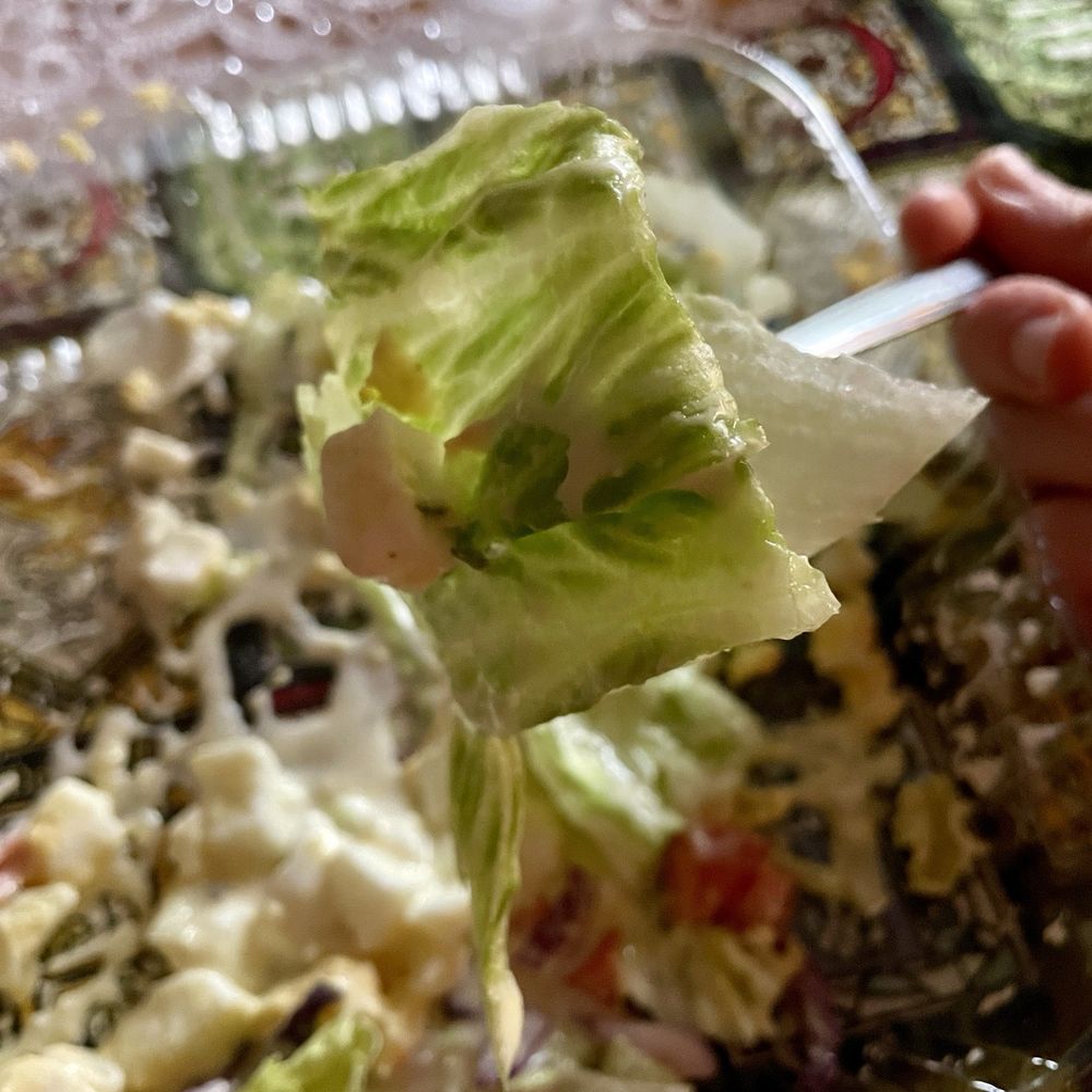 So good almost forgot to take a picture! Fresh greens ham Chef Salad So good almost forgot to take a picture! Fresh greens ham Chef Salad