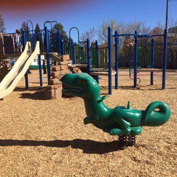 Harmon Park - Dino and play structure - Parks Near Me - Bend, Oregon