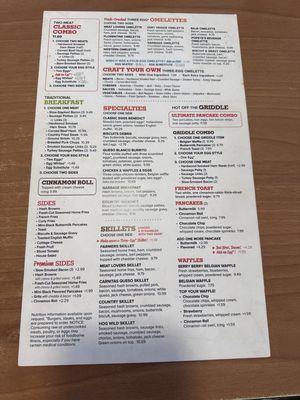 Menu photo 5 Jimmy's Egg Hefner Oklahoma City, OK