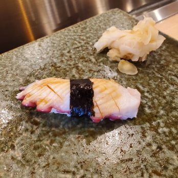 Sushi Kisen - Tako/octopus (7/10) Large piece and scored nicely. Good if you like octopus - Japanese Near Me - Arcadia, California Sushi Kisen - Tako/octopus (7/10) Large piece and scored nicely. Good if you like octopus - Japanese Near Me - Arcadia, California