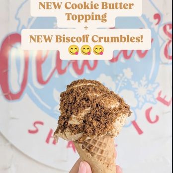 Oliwia's Shave Ice - Cookie Butter Ice Cream + Cookie Butter Syrup Topping + Cookie Butter Crumbles - Shaved Ice Near Me - Hartselle, Alabama Oliwia's Shave Ice - Cookie Butter Ice Cream + Cookie Butter Syrup Topping + Cookie Butter Crumbles - Shaved Ice Near Me - Hartselle, Alabama