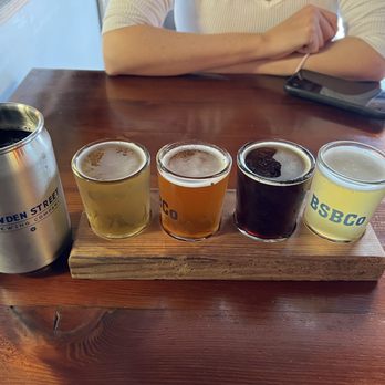 Bawden Street Brewing - Root beer and beer flight. - Breweries Near Me - Ketchikan, Alaska