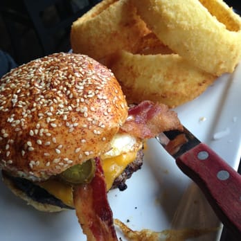 Eureka! - Jalapeño egg n onion rings - Burgers Near Me - Claremont, California Eureka! - Jalapeño egg n onion rings - Burgers Near Me - Claremont, California