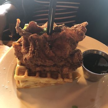 Julians - Chicken and Waffles(3) - New American Near Me - Providence, Rhode Island Julians - Chicken and Waffles(3) - New American Near Me - Providence, Rhode Island