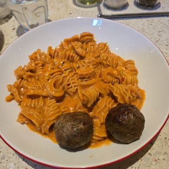 Fife & Farro - Vodka pasta with meatballs - Pizza Near Me - San Antonio, Texas Fife & Farro - Vodka pasta with meatballs - Pizza Near Me - San Antonio, Texas