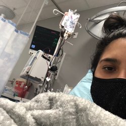 Orange County Global Medical Center - ER receiving blood transfusion for the first time and everyone made me feel completely comfortable through the entire process